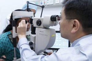 Laser therapy is sometimes necessary to save vision from diabetic retinopathy